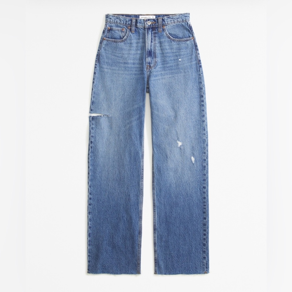 Abercrombie High Rise Loose Jean 31L